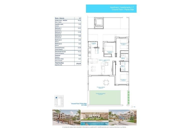 Obra Nueva - Apartamento  - Pilar de la Horadada - Playa de las Higuericas