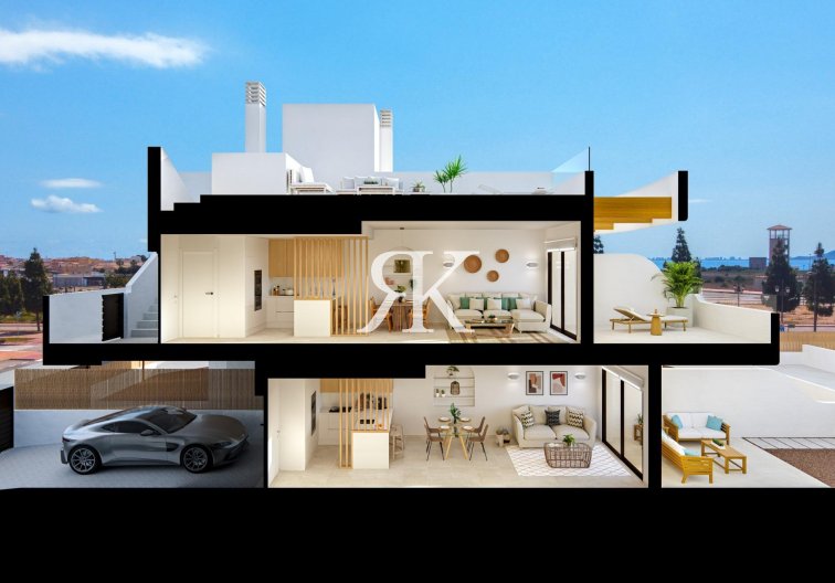 Obra Nueva - Bungalow - Los Alcázares - Serena Golf