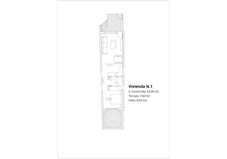 Nieuwbouw - Bungalow - San Pedro del Pinatar - Los Antolinos