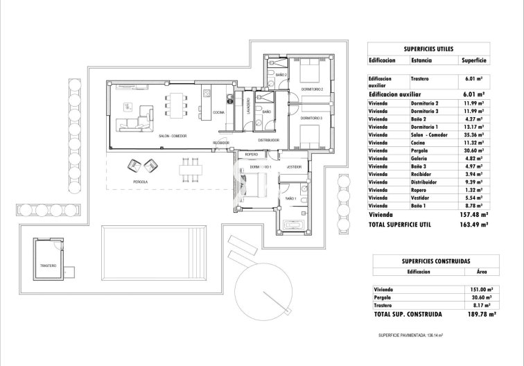 New Build - villa - Aspe - Poligono 19
