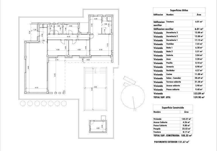 New Build - villa - Aspe - Poligono 19