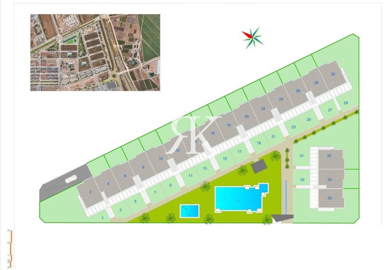 Obra Nueva - Bungalow - Pilar de la Horadada - pueblo