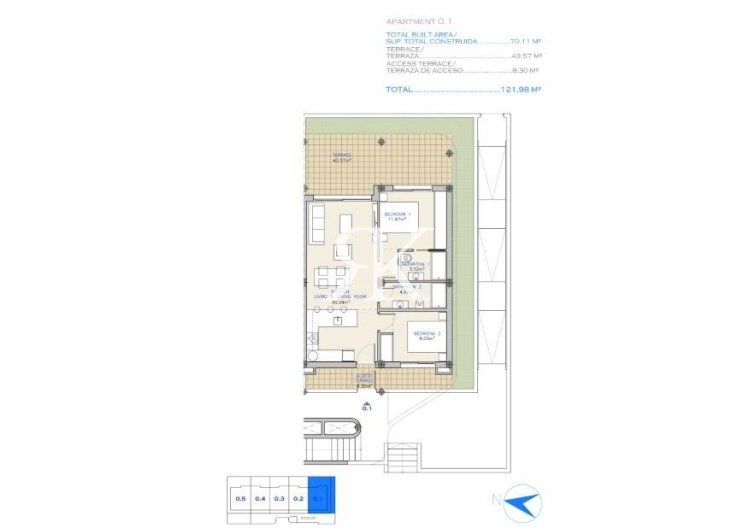 Obra Nueva - Apartamento  - Los Alcázares - Serena Golf