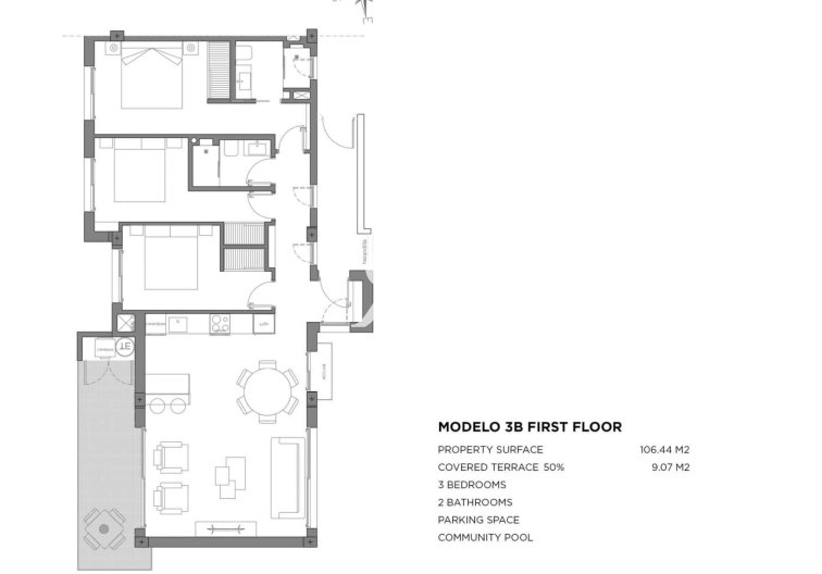 Construction Neuve - Appartement - Los Alcázares - Parque Diana
