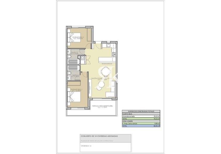 New Build - Top floor bungalow - Rojales - Pueblo