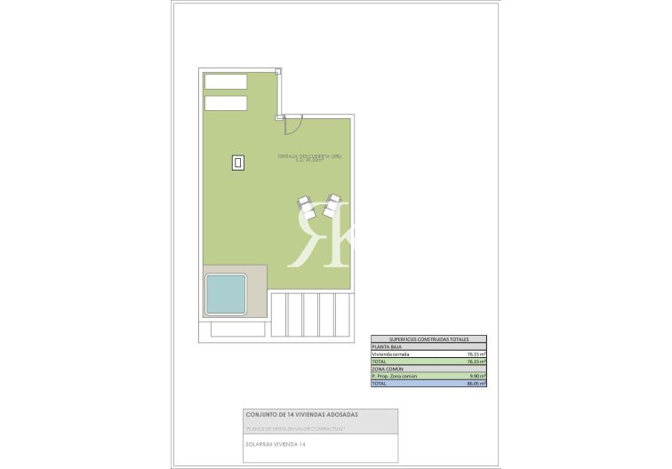 New Build - Top floor bungalow - Rojales - Pueblo