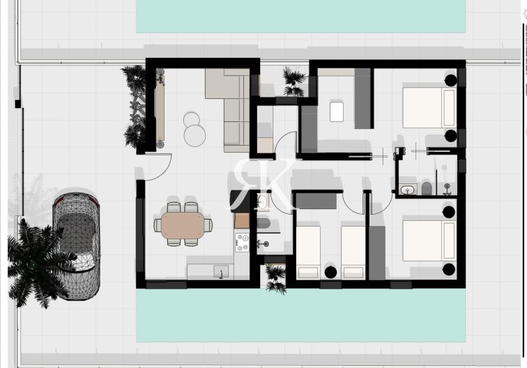 New Build - villa - Benijofar - Urb. Monteazul