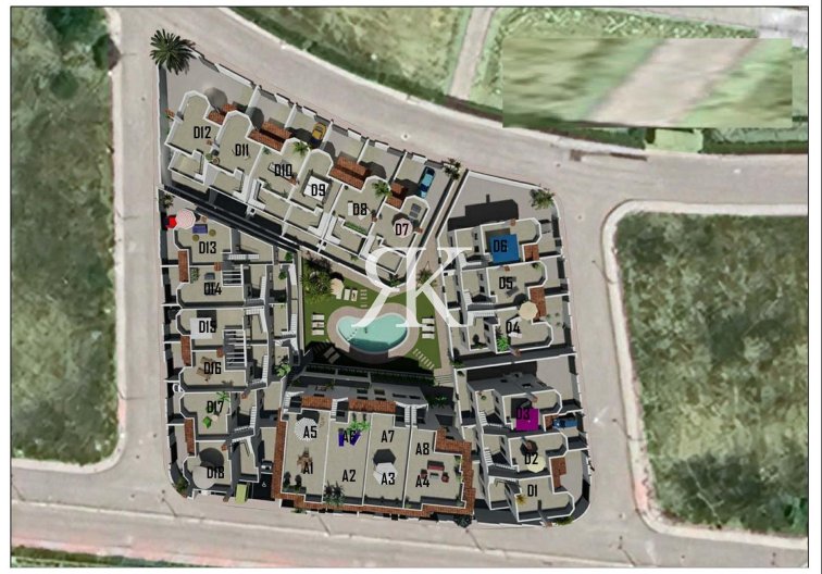 Construction Neuve - Bungalow au rez-de-chaussée - Cox - San Fernando