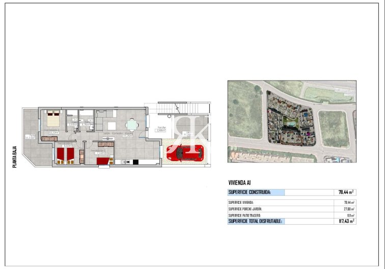 Construction Neuve - Bungalow au rez-de-chaussée - Cox - San Fernando