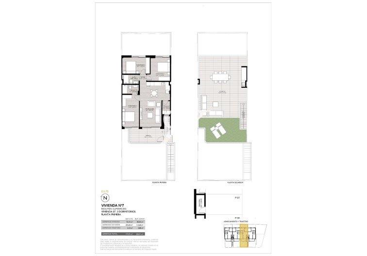 Neubau - Bungalow im obersten Stockwerk - San Pedro del Pinatar - Los Cuarteros