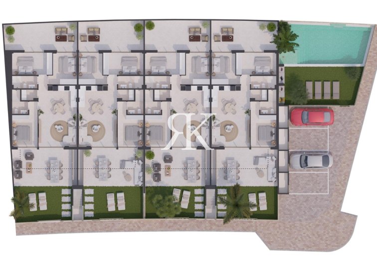 Neubau - Bungalow im obersten Stockwerk - San Pedro del Pinatar - Los Cuarteros