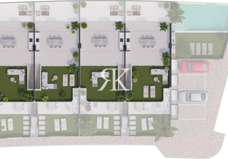 Neubau - Bungalow im obersten Stockwerk - San Pedro del Pinatar - Los Cuarteros