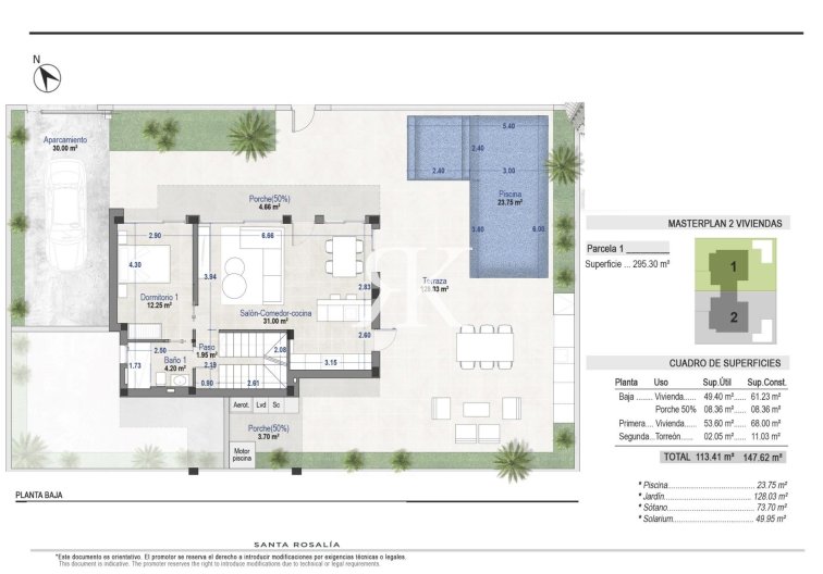 Neubau - Semidetached - Torre Pacheco - Santa Rosalia Lake And Life Resort