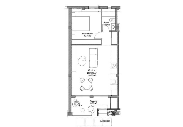New Build - Ground floor apartment - Torrevieja - Playa Los Naufragos