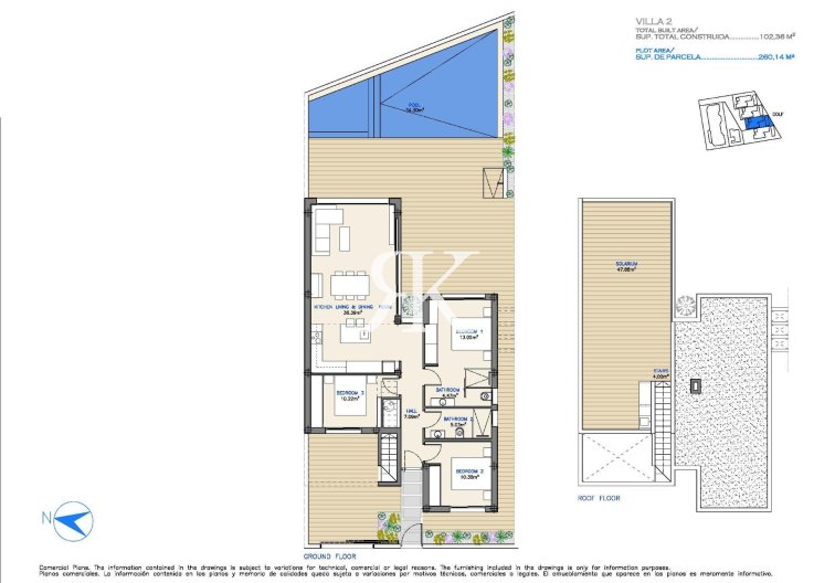 New Build - villa - Los Alcázares - Serena Golf