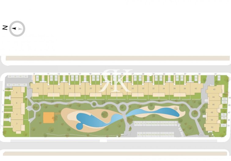 Neubau - Bungalow im obersten Stockwerk - Orihuela - Vistabella Golf