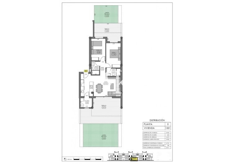 Construction Neuve - Bungalow au rez-de-chaussée - Algorfa - La Finca Golf