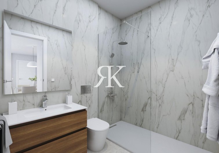 Neubau - Bungalow im obersten Stockwerk - Puerto de Mazarron - Playa Negra