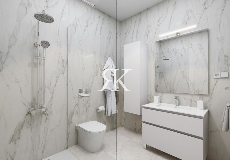 Neubau - Bungalow im obersten Stockwerk - Puerto de Mazarron - Playa Negra