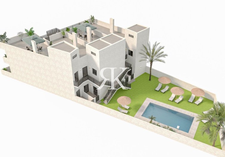 Obra Nueva - Bungalow en planta alta - Hondón de las Nieves - La Canalosa