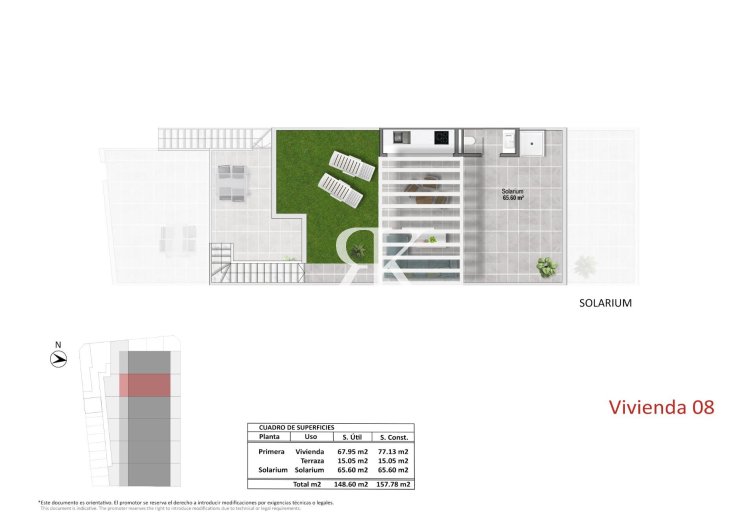 New Build - Top floor bungalow - Pilar de la Horadada - pueblo