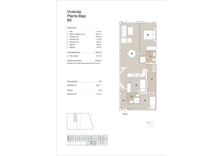 Obra Nueva - Ground floor apartment - Jacarilla - pueblo