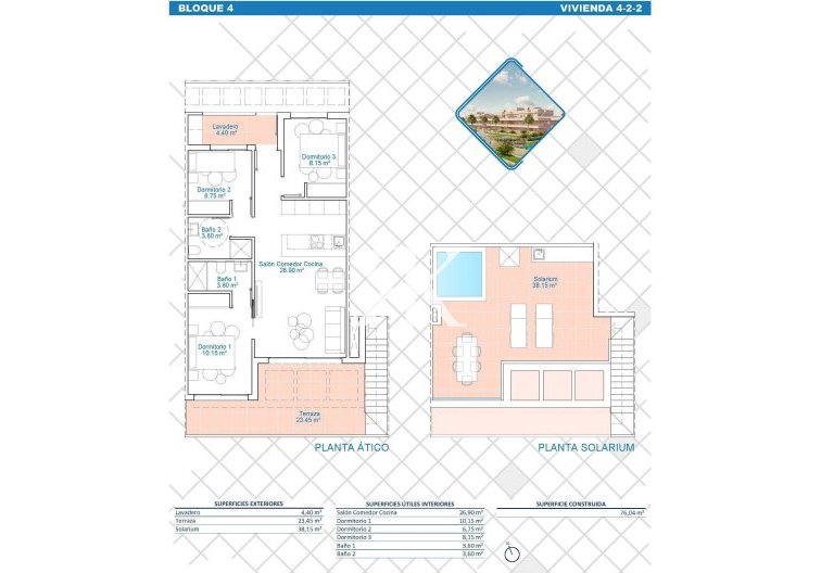 New Build - Penthouse - Pilar de la Horadada - Lo Monte