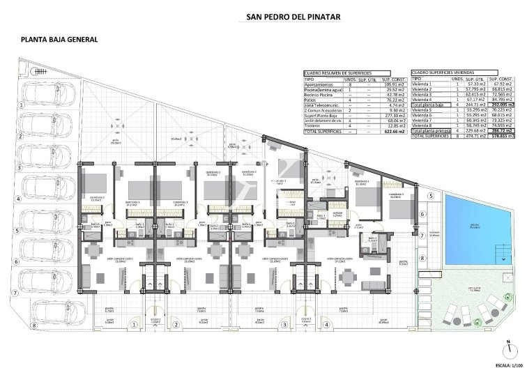 Construction Neuve - Bungalow au rez-de-chaussée - San Pedro del Pinatar - Los Cuarteros