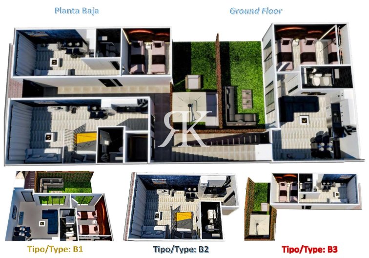 New Build - Ground floor apartment - Torrevieja - Centro