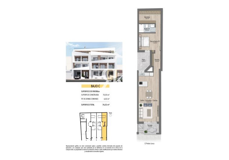 Neubau - Ground floor apartment - Torrevieja - Playa de El Cura