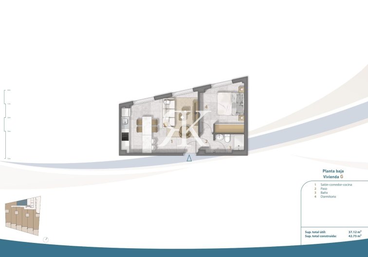 Neubau - Ground floor apartment - San Pedro del Pinatar - Playa Villananitos