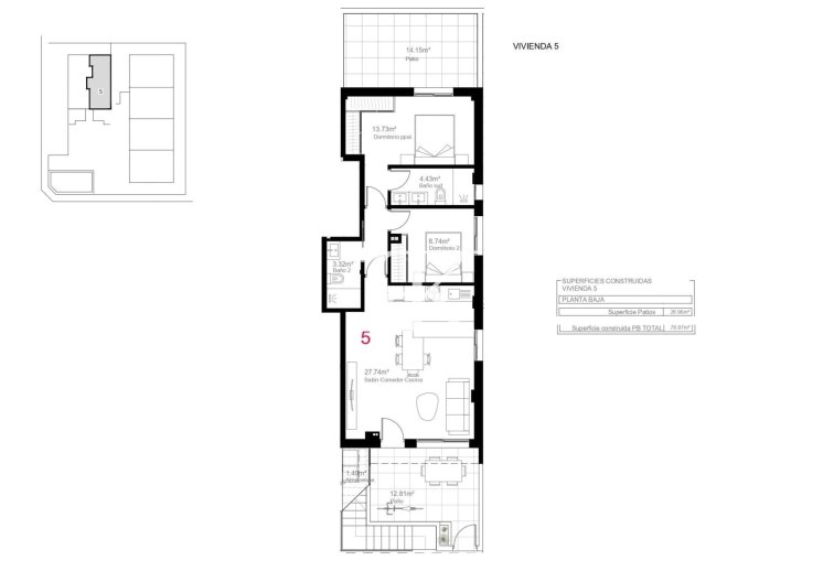 Construction Neuve - Bungalow au rez-de-chaussée - Pilar de la Horadada - pueblo