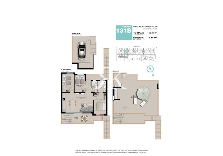 Neubau - Bungalow im obersten Stockwerk - Pilar de la Horadada - Torre de la Horadada